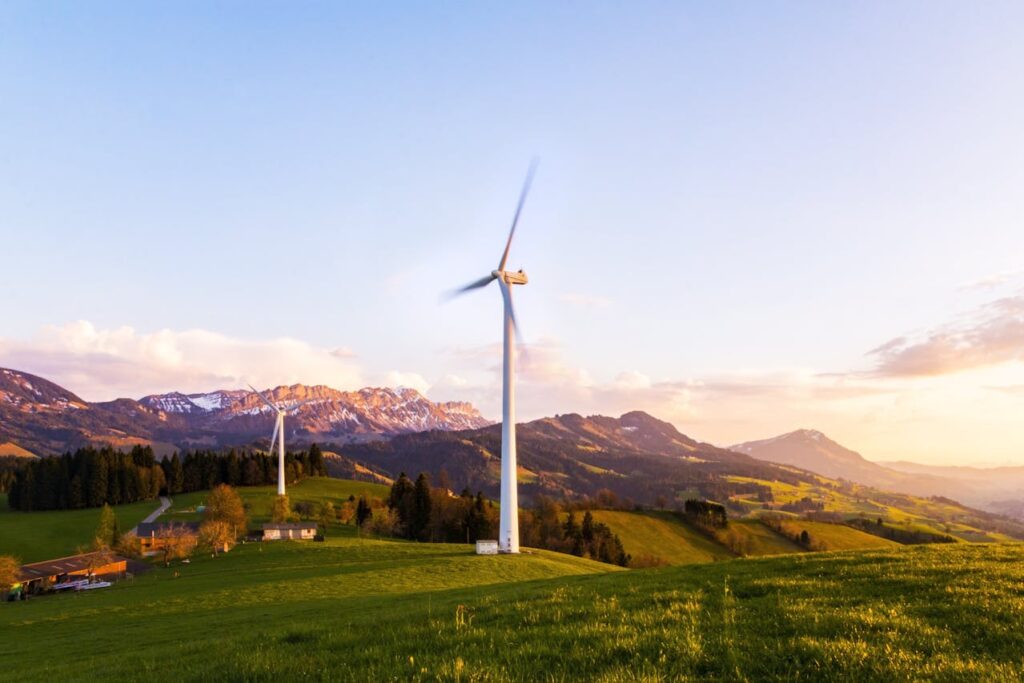 Elektrownia wiatrowa jako symbol zielonej gospodarki w Polsce
