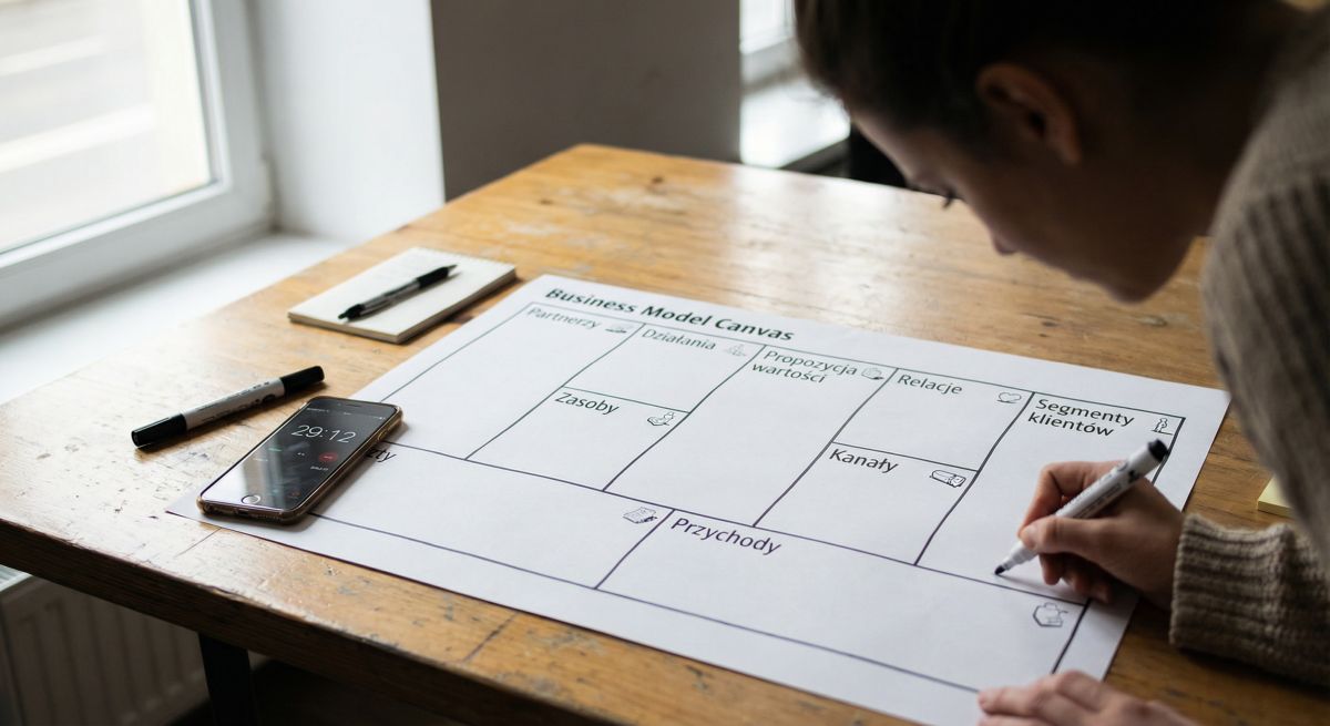 Dla sprawnego kandydata na przedsiębiorcę Wypełnianie Business Model Canvas może zająć nawet 30 minut